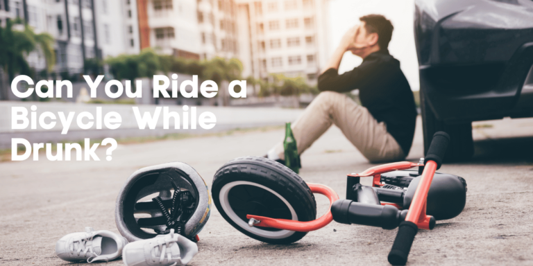 is it illegal to ride bike drunk