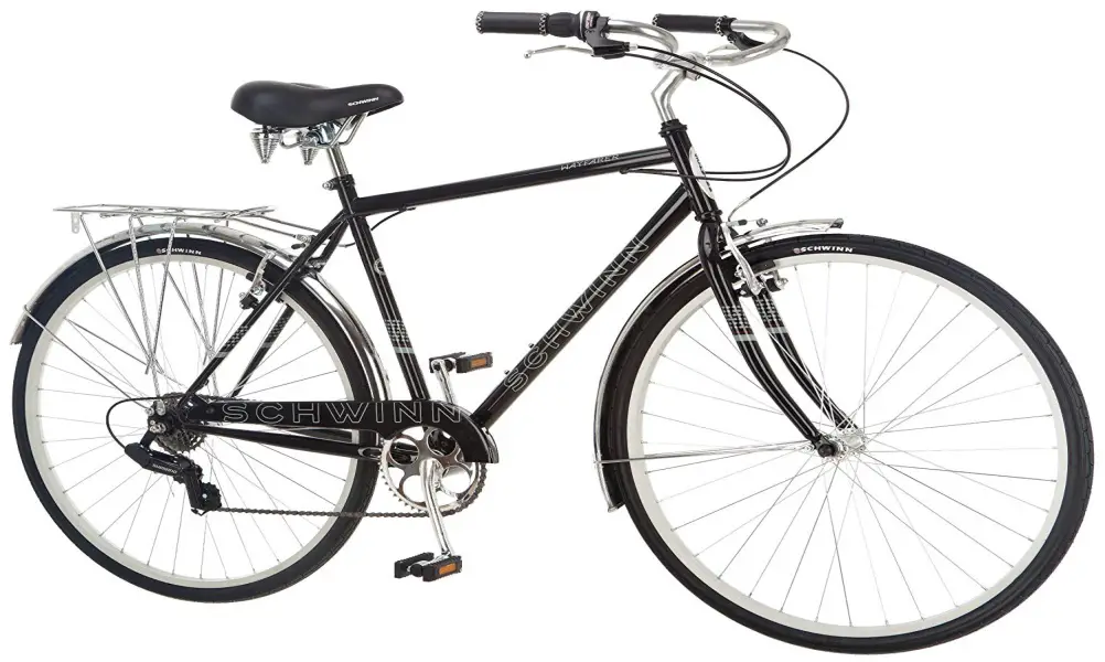 schwinn men's wayfarer 7 speed hybrid bike