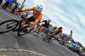 cyclist sprinting